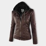 Flavia | Stevige en elegante leren jas