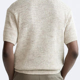 Casual Gebreide Polo met Vintage Look