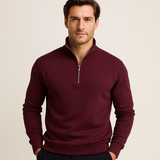 Lorenzo Bianchi | Luxe herentrui met korte rits en tijdloze stijl