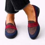 Sylvie - Elegante tweekleurige loafer