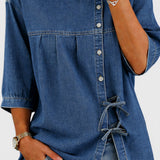 Lily | Oversized vintage denimblouse
