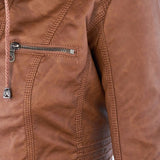 Flavia | Stevige en elegante leren jas