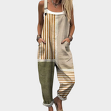 Comfortabele tuinbroek met print