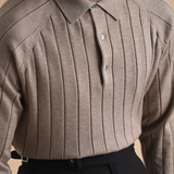 Jelle™ elegante fijngebreide polo voor heren