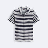 Gestreepte Gebreide Polo | Nautische Elegantie met een Moderne Touch