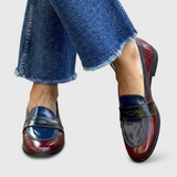 Claudia | Loafers met contrast