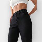 Bootcut jeans met hoge taille