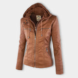 Flavia | Stevige en elegante leren jas