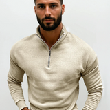 Lorenzo Bianchi | Luxe herentrui met korte rits en tijdloze stijl