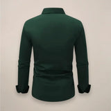 Elegant Zakelijk Slim-Fit Overhemd met Stretch voor Heren
