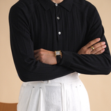 Jelle™ elegante fijngebreide polo voor heren