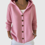 Lucienne - Gebreid Vest met Capuchon