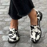 Claria - Chique loafers met print