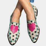 Marisol - Speelse loafers met hartjes