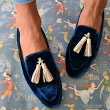 Celestia - Elegante loafers met franjes