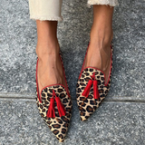 Gelly - Safari loafers met luipaardprint