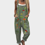 Comfortabele tuinbroek met print