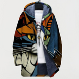 Darcy | Vest met Kattenkop Patroon