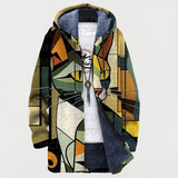 Emerson | Vest met Geometrisch Kattenpatroon