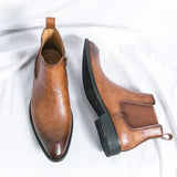 Hans™ minimalistische chelsea boots voor heren