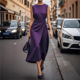 Clara | Elegante jurk met ronde hals