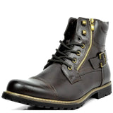 Gijs™ stevige boots voor heren met gesp en veters