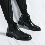 Fabian™ glanzende chelsea boots voor heren