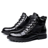 Ed™ luxe boots met krokodillenprint voor heren