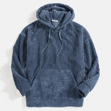 Koen™ herenhoodie van corduroy