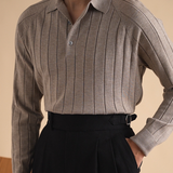 Jelle™ elegante fijngebreide polo voor heren
