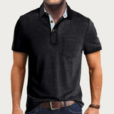 Klassieke Casual Comfortpolo met Korte Mouw voor Heren