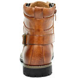 Gijs™ stevige boots voor heren met gesp en veters