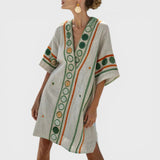 Amélie - Elegante en Veelzijdige Strandjurk voor Jouw Perfecte Zomerlook