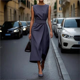 Clara | Elegante jurk met ronde hals