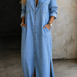 Daniela - Jurk met Knoopsluiting