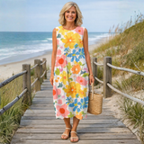 Elisa - Jurk met Pastel Bloemenprint