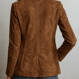 Imogen | Vintage Bruine Blazer
