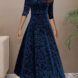 Vespera | Elegante midi-jurk met bloemenprint