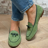 Geneviève - Elegante platte schoen met strik