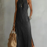 Julia | Denim jurk met vintage kantdetails