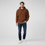 Koen™ herenhoodie van corduroy