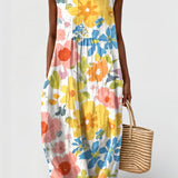 Elisa - Jurk met Pastel Bloemenprint