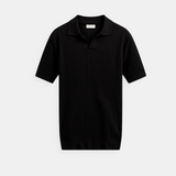 Geribde Katoenen Polo met Korte Mouw voor Heren – Elegant & Tijdloos
