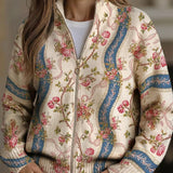 Eulalia | Vest met Lint, Klimroos