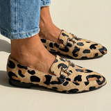 Eloise - Moderne platte schoen in savannestijl
