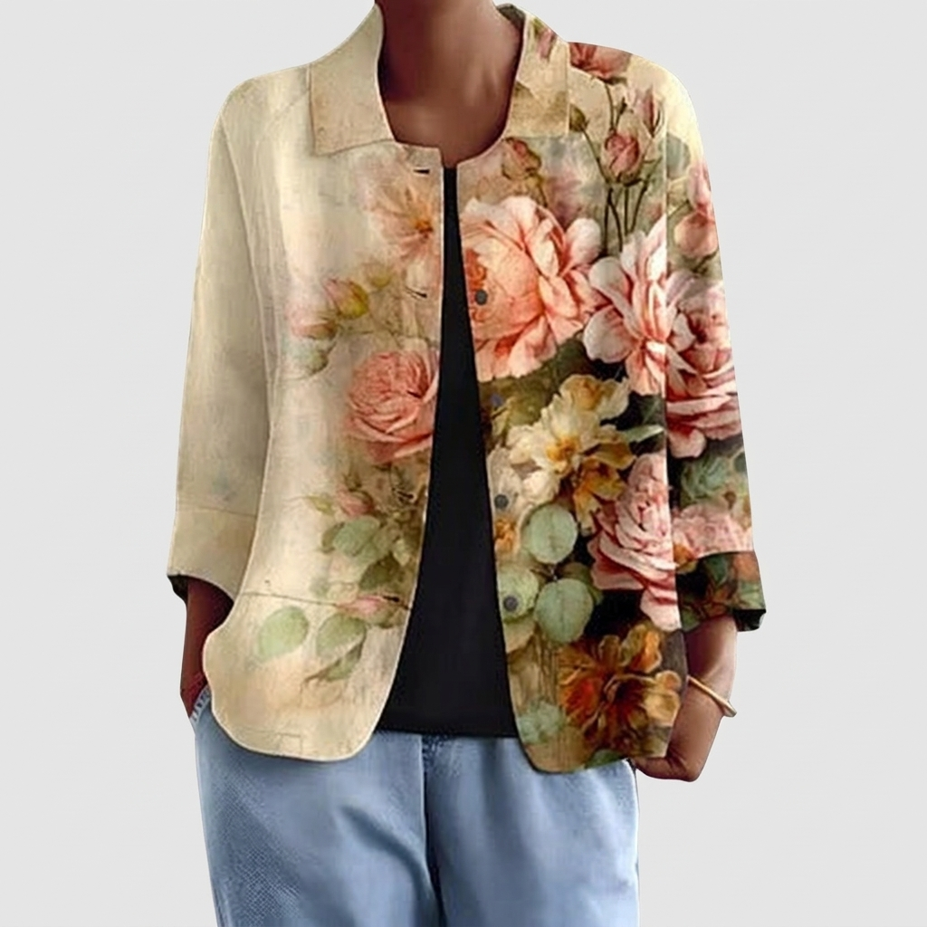 Rietje | Elegant jasje met bloemenprint
