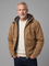 Isak | Warme vintage jas met fleecevoering en capuchon