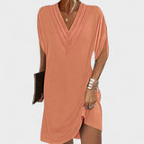 Helena - Elegante Jurk met Open Mouwen