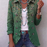 Cosima | Paisley Bohemien Jasje met Ruches