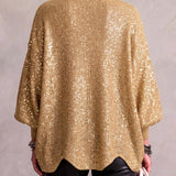 Isadora | Vest met Oversized Kraag en Grote Metalen Knopen